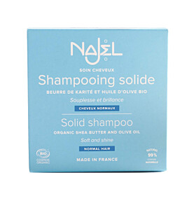 Solid shampoo for normal hair