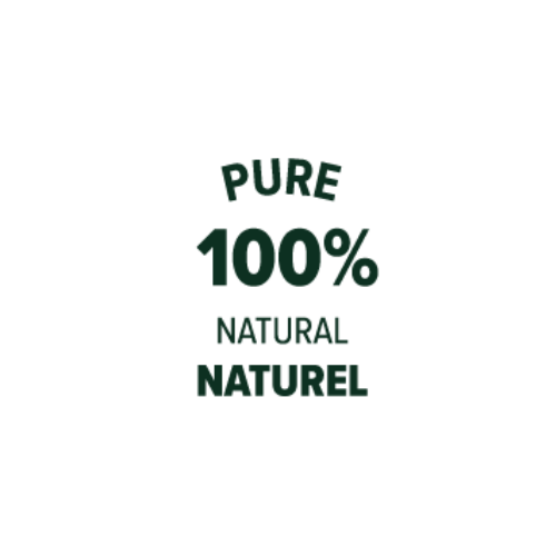 100% natural icon